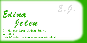 edina jelen business card